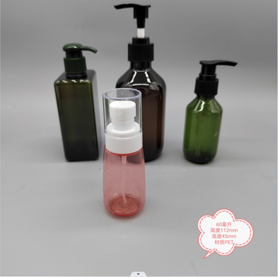 Cồn 60ml Thể tích rỗng Chai xịt nhựa rỗng Không có hóa chất