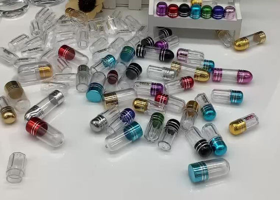 14mm 1g Viên nang nhựa rỗng Dược phẩm Vỏ viên nang đơn
