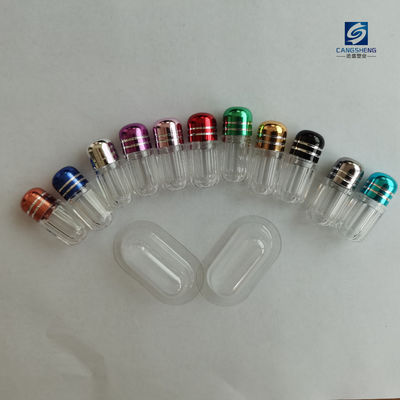 Viên nang nhựa rỗng hình bát giác 2g với viên nang nhôm