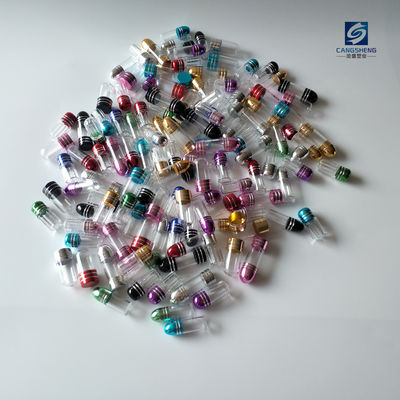 SGS 15mm Clear Pill Chai nhôm Cap Capsules Blue Rhino