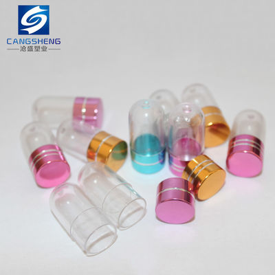 15mm PS Chai nhựa trong suốt Chai chứa một viên nang