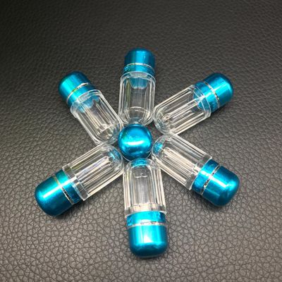 14mm 1g Viên nang nhựa rỗng Dược phẩm Vỏ viên nang đơn