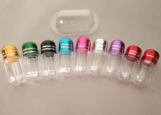 3g Mini Capsule Chai nhựa ISO9001 Chai nhựa có nắp kim loại