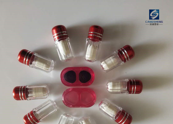 Viên nang rỗng 13mm Hình dạng viên đạn Viên nang đen Tê giác