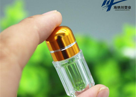 Chai bao bì viên nang nhựa vàng 2g với nắp kim loại