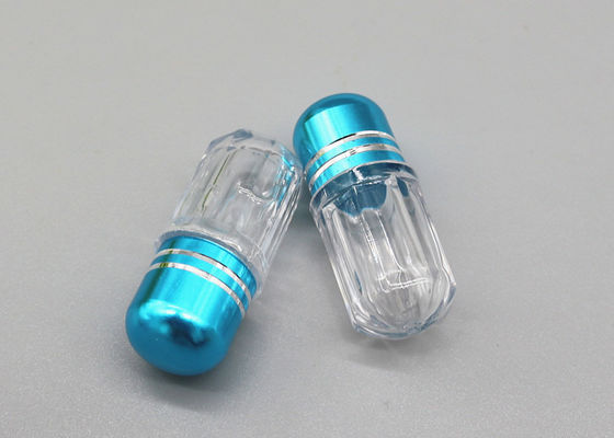 Chai nhựa 10ml có nắp kim loại ISO9001 Viên nang xanh tê giác
