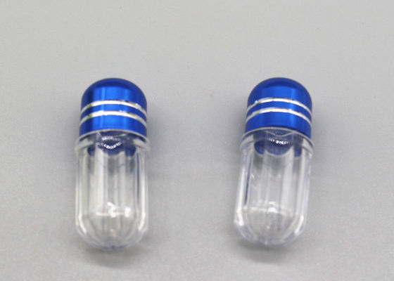 Chai nhựa 10ml có nắp kim loại ISO9001 Viên nang xanh tê giác