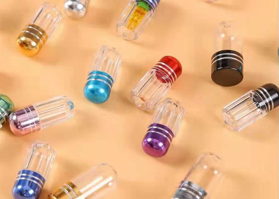 Chai nhựa 2g màu đen có nắp kim loại Vỏ đạn 12mm