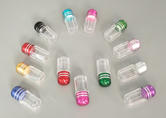 Chai nhựa 3g 13mm có nắp kim loại Vỉ trong suốt Vỏ viên nang rỗng